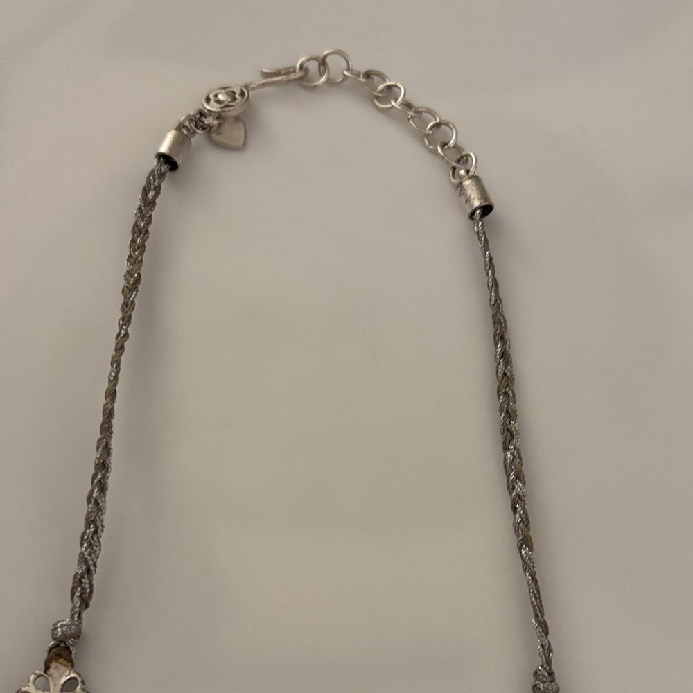 Elegant Silver Statement Necklace - Picture 4 of 6